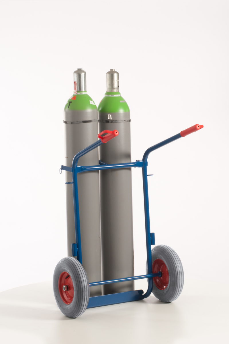 Rollcart Chariot à bouteilles, pour 2x40/50 l bouteille, bandage air  ZOOM