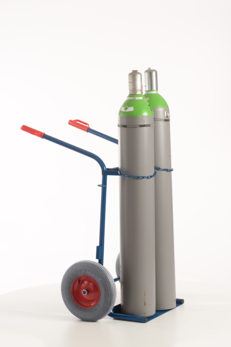 Rollcart Chariot à bouteilles, pour 2x40/50 l bouteille, bandage air  ZOOM