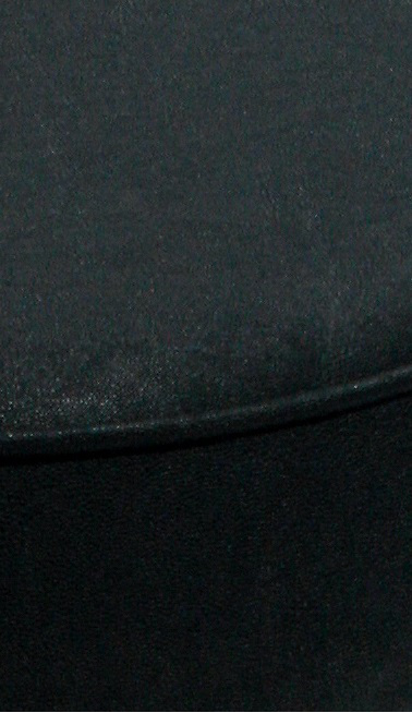 Tabouret pivotant hauteur réglable avec assise en similicuir, assise noir, roulettes  ZOOM