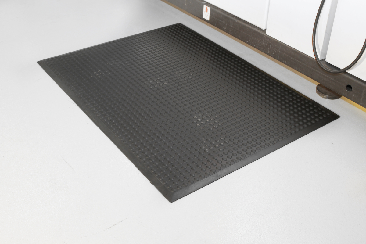Tapis de sol antifatigue Bubblemat, élément d'extrémité, longueur x largeur 900 x 600 mm  ZOOM