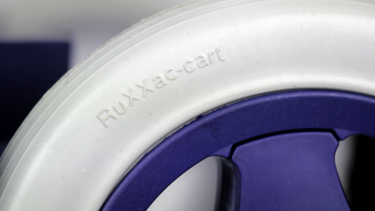 diable de manutention en aluminium rabattable RuXXac Business XL, force 125 kg, polymère bandage Missing translation ZOOM