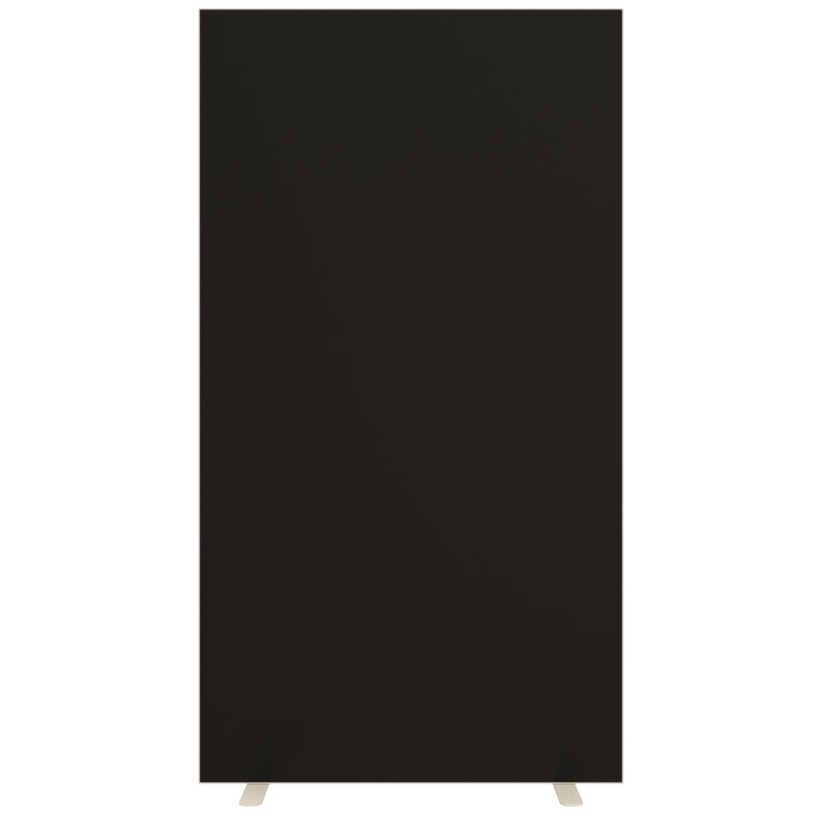 Paperflow Cloison avec revêtement en tissu sur deux côtés, hauteur x largeur 1740 x 940 mm, paroi noir  ZOOM