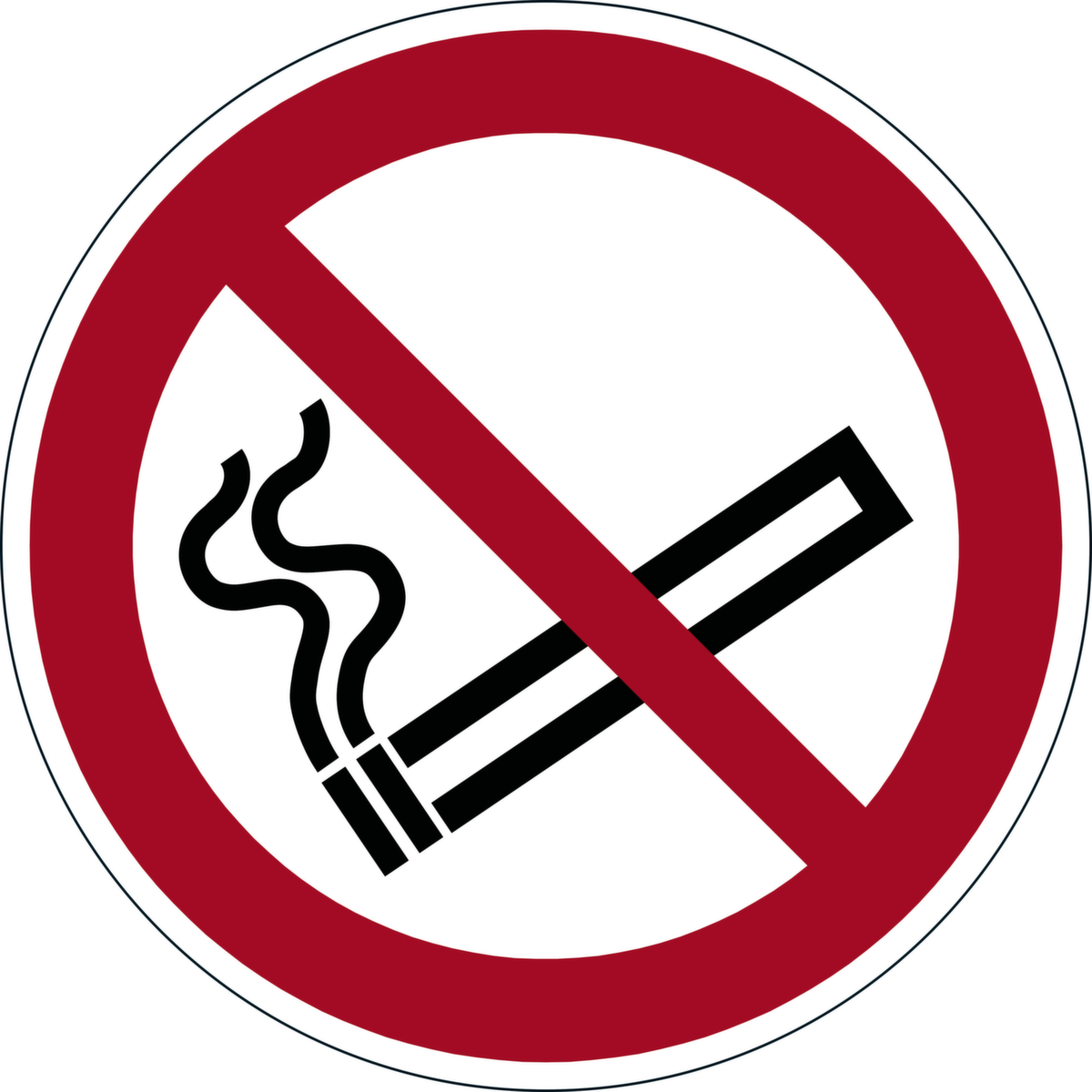 Durable Panneau d'interdiction Défense de fumer, autocollant pour sol, antidérapant  ZOOM