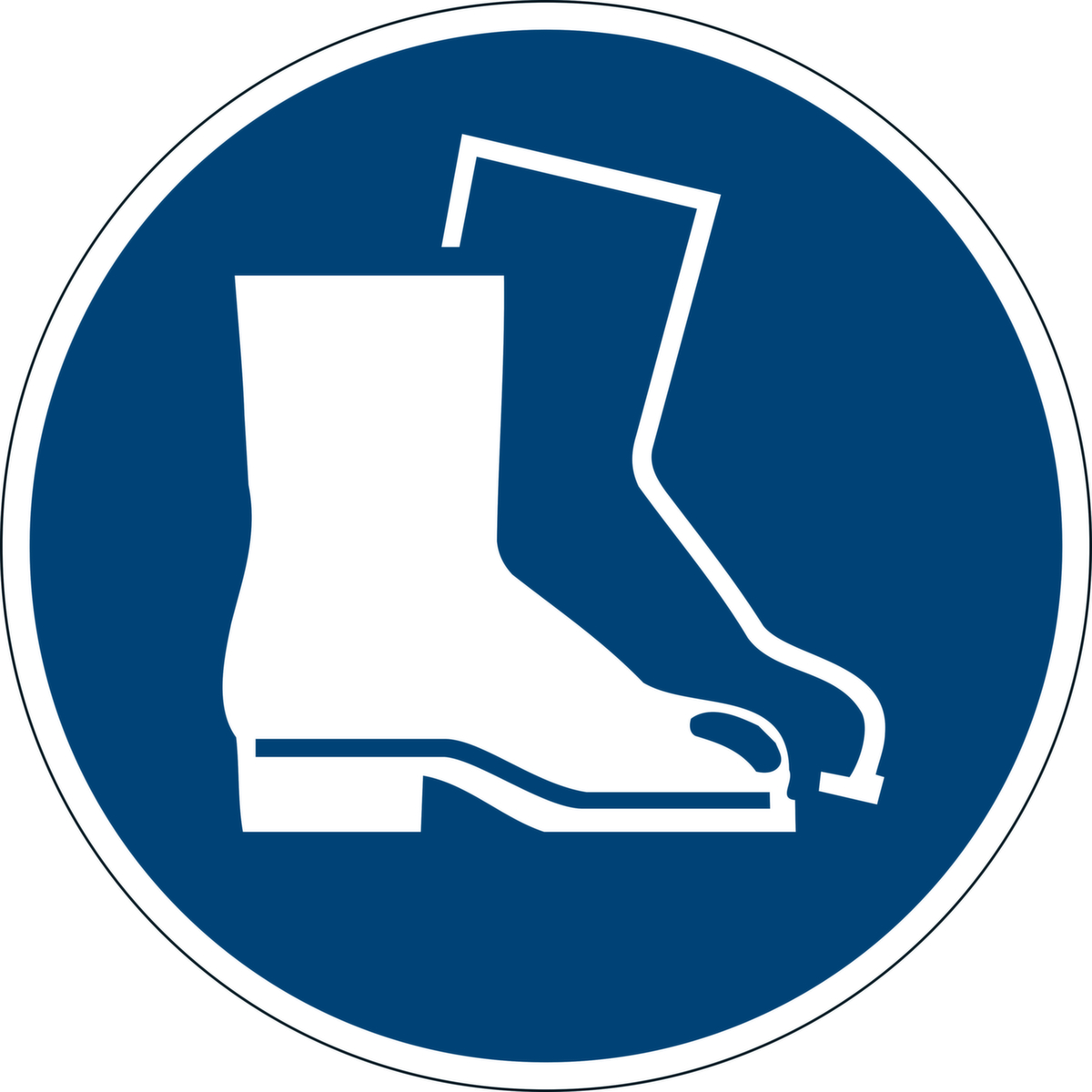 Durable Panneau d'obligation Utiliser un protège-pieds, autocollant pour sol, antidérapant  ZOOM