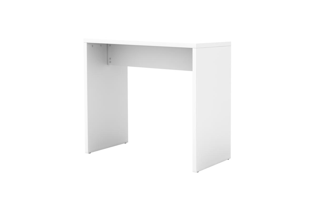 Table haute pour conférences, largeur x profondeur 1200 x 650 mm, panneau blanc  ZOOM