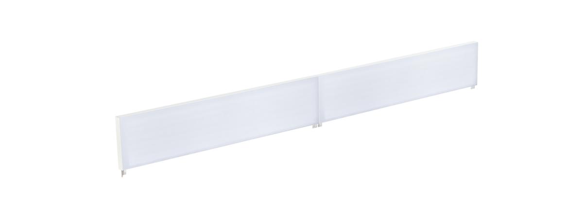 Paperflow Cloison de table, hauteur x largeur 330 x 1400 mm, paroi blanc