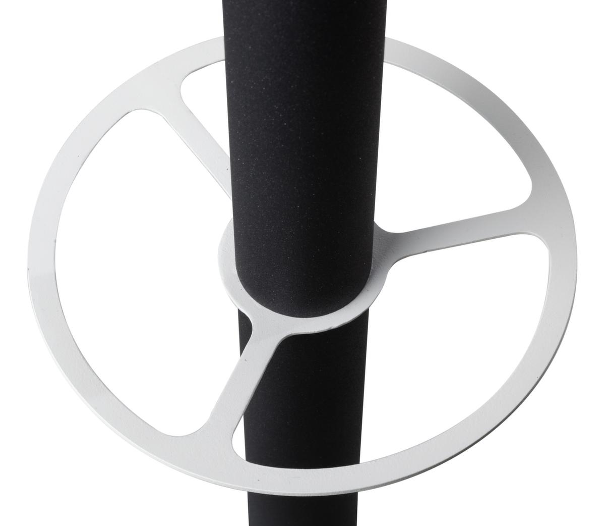 Paperflow Portemanteau easyCloth Modell <B> avec porte-parapluies, avec 8 crochets, anthracite/blanc  ZOOM