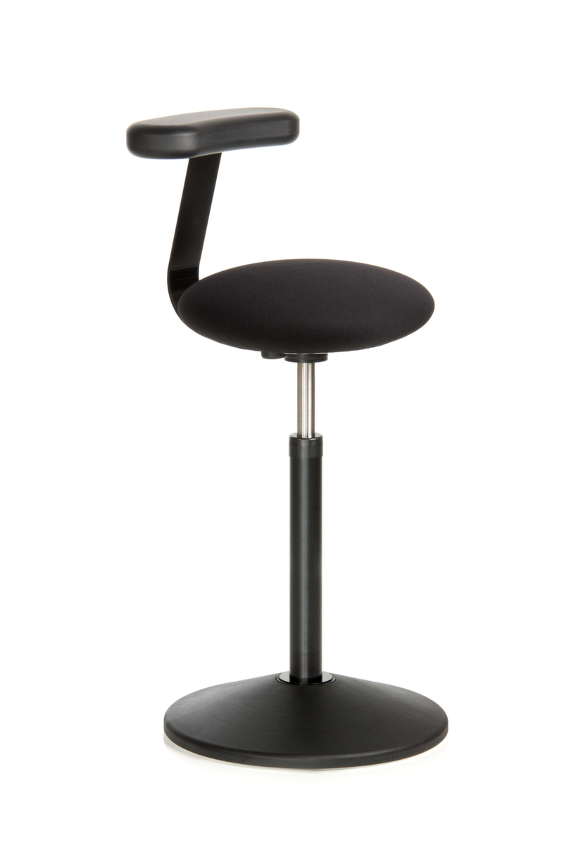 ROVO-CHAIR Tabouret haut Solo, assise noir  ZOOM