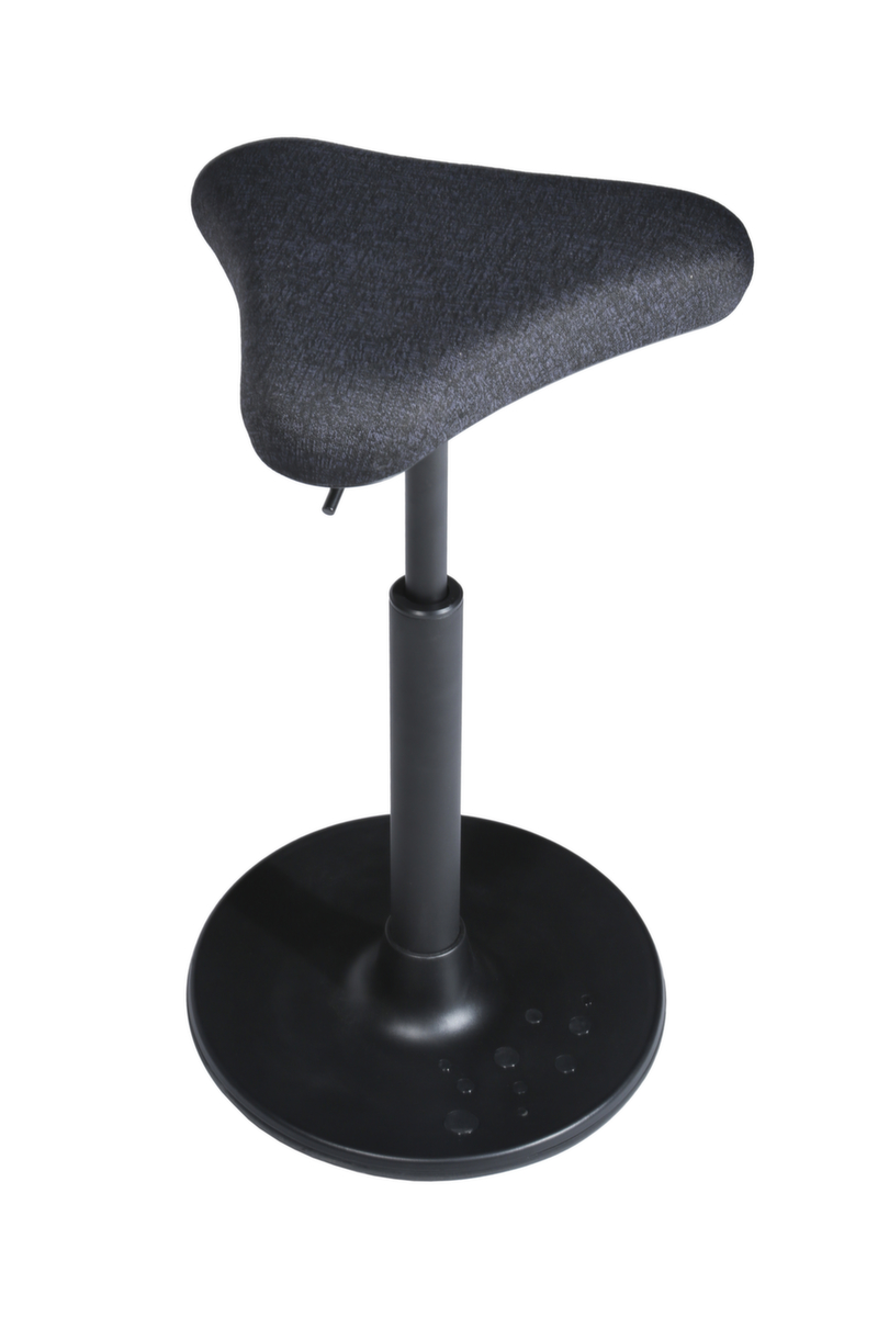 Topstar Siège assis-debout Sitness H1 avec assise triangle, hauteur d’assise 570 - 770 mm, assise noir  ZOOM