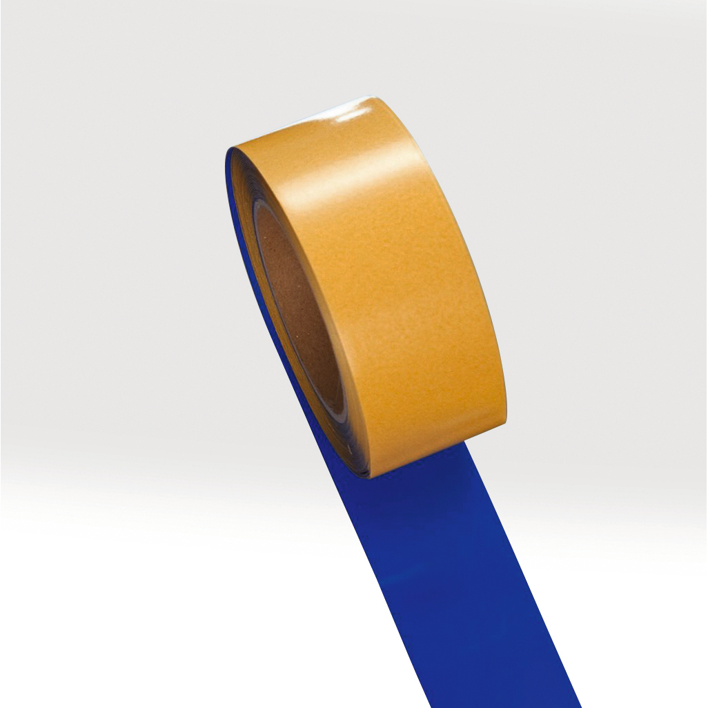 Moravia Ruban de marquage PVC pour gerbeurs Tape PROline, bleu  ZOOM