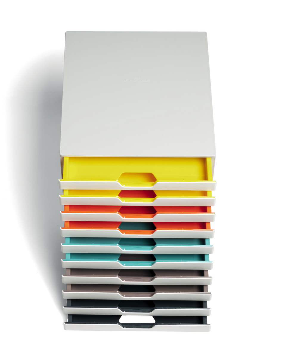 Durable Module à tiroirs VARICOLOR® MIX en blanc, pour DIN A4/DIN C4/film  ZOOM
