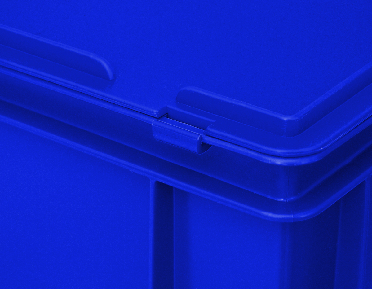 Mallette de rangement et de stockage norme européenne, bleu, HxLxl 185x400x300 mm Missing translation ZOOM