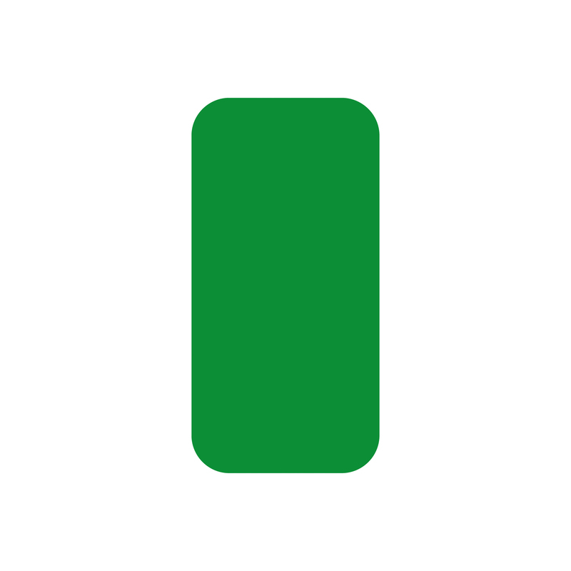 EICHNER Symbole à coller, rectangle, vert  ZOOM
