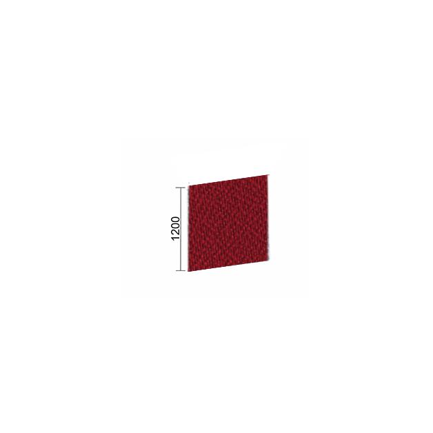 Gera Cloison de table insonorisante Pro, hauteur x largeur 1800 x 1000 mm, paroi rouge