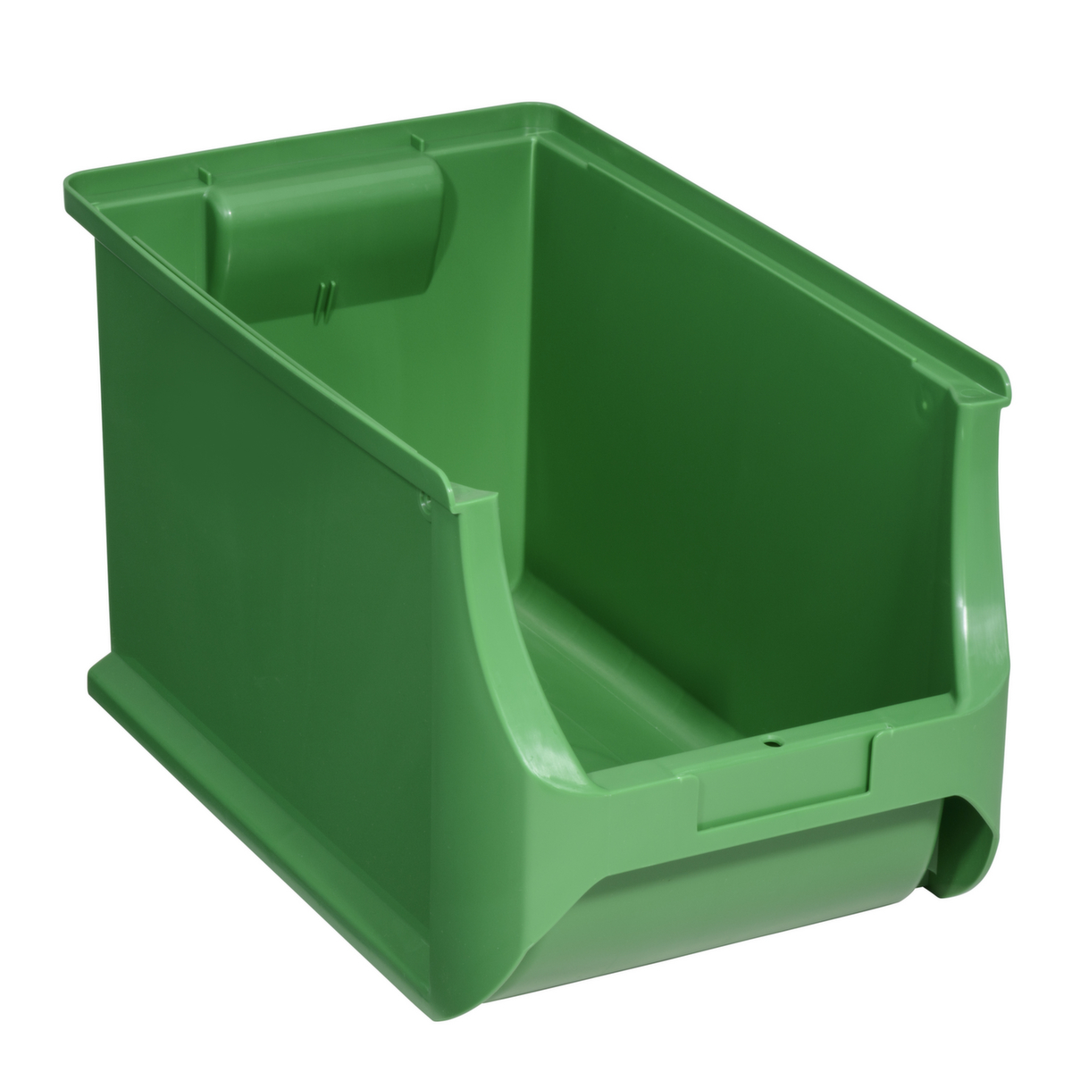 Allit bac à bec empilable ProfiPlus Box 4H, vert, profondeur 355 mm, polypropylène  ZOOM