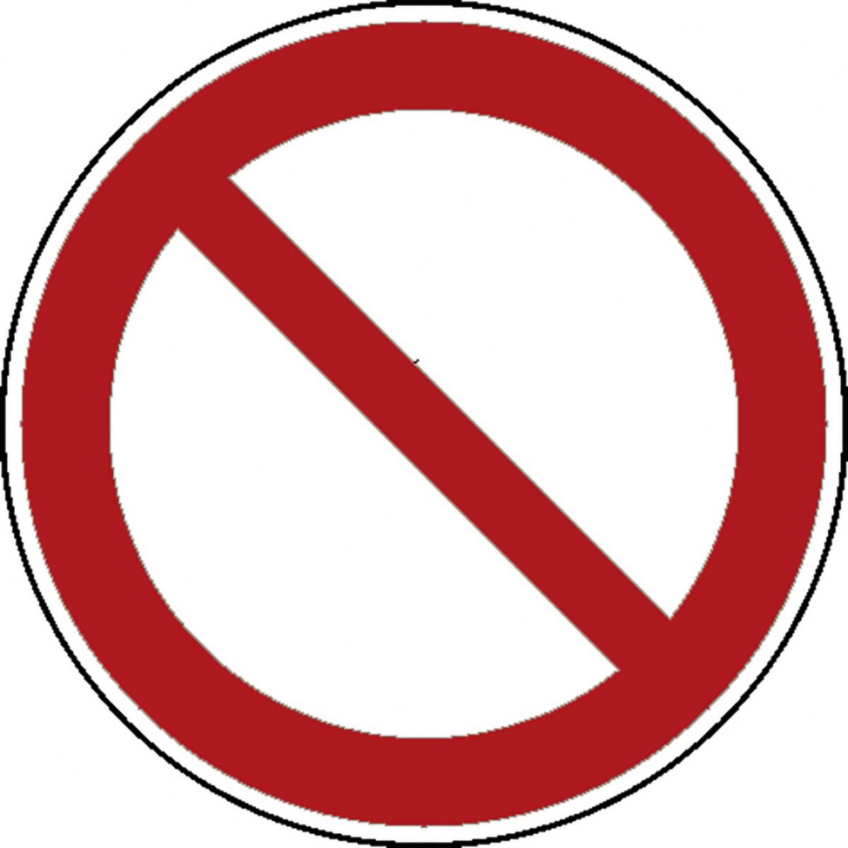 Signe d'interdiction générale SafetyMarking®, panneau d'information, Standard  ZOOM