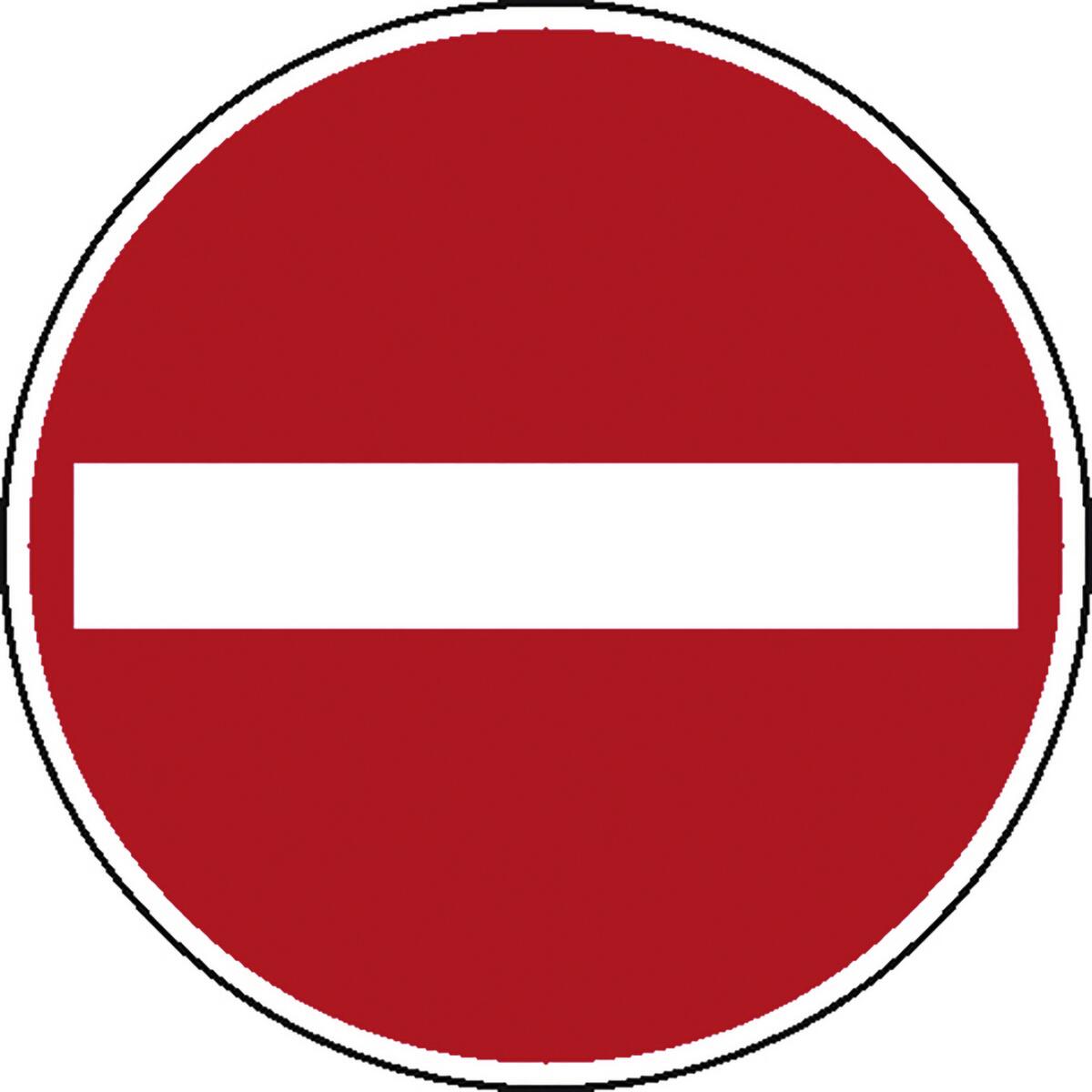 Panneau d'interdiction SafetyMarking® selon le Code de la route  ZOOM