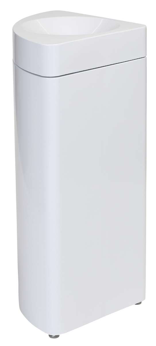 Conteneur de matières recyclables auto-extinguible probbax®, 40 l, blanc, partie supérieure blanc  ZOOM