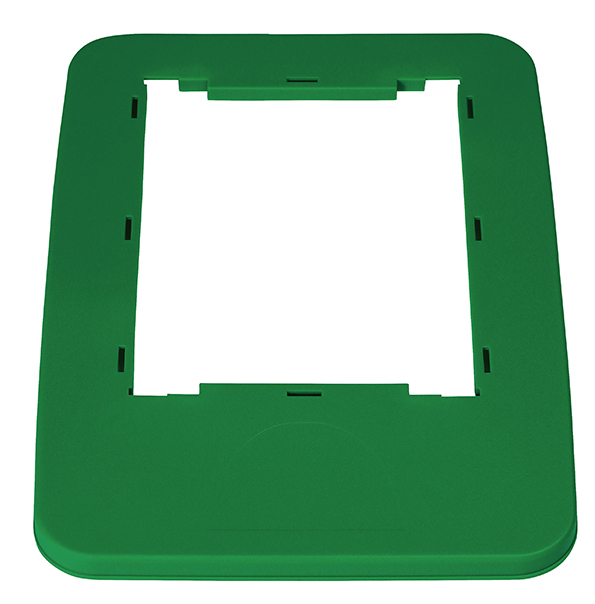 Cadre probbax® pour collecteur de recyclage, vert  ZOOM