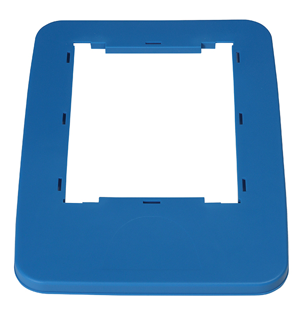 Cadre probbax® pour collecteur de recyclage, bleu  ZOOM