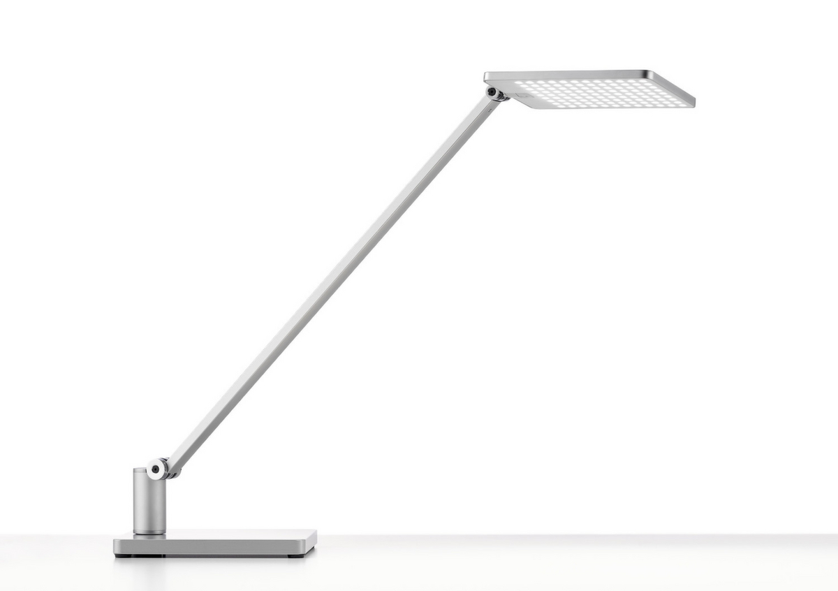Novus lampe de bureau à DEL avec variateur Attenzia Complete, lumière blanc chaud, argent  ZOOM