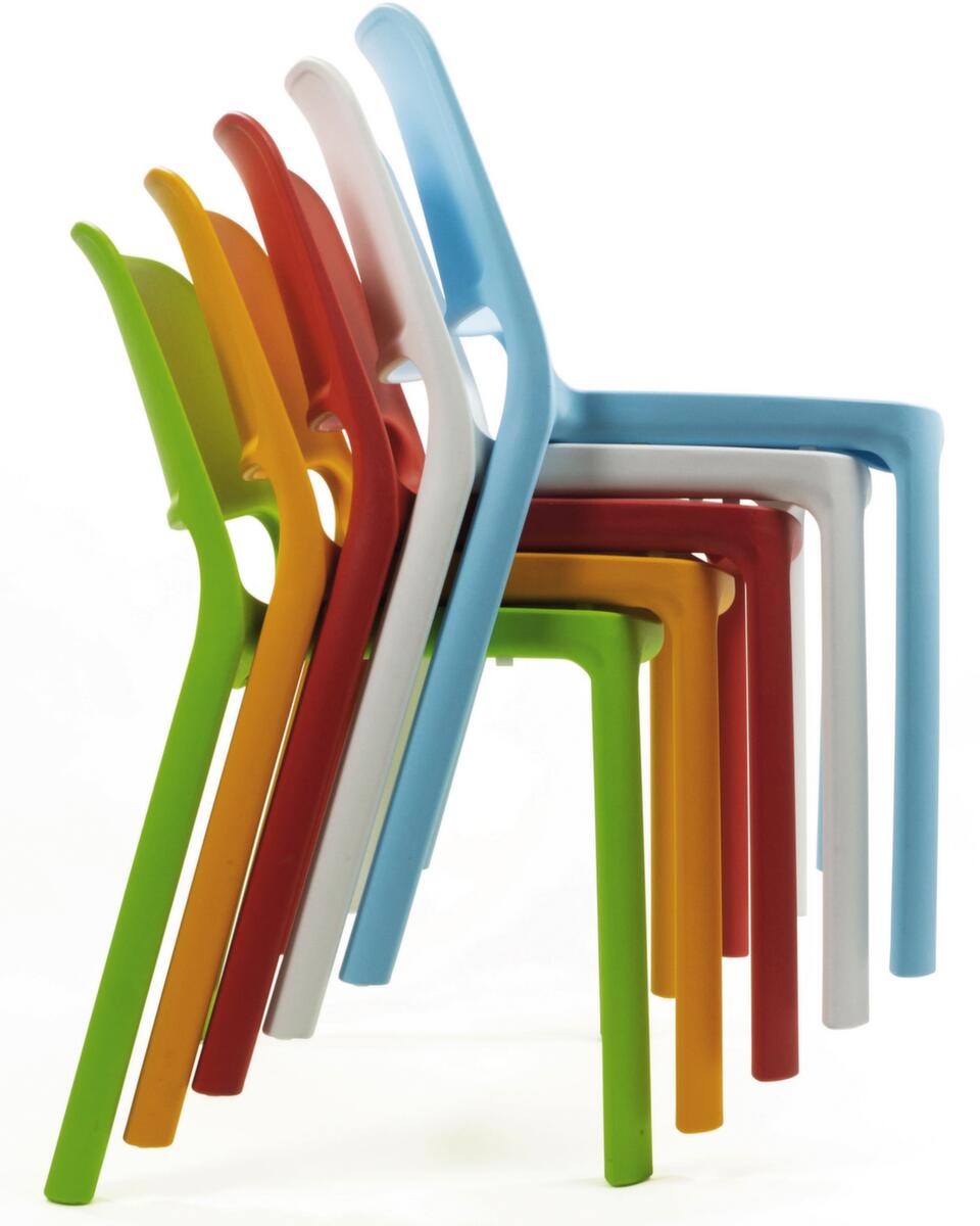 Mayer Sitzmöbel chaise empilable myNUKE utilisable à l'extérieur, rouge framboise  ZOOM