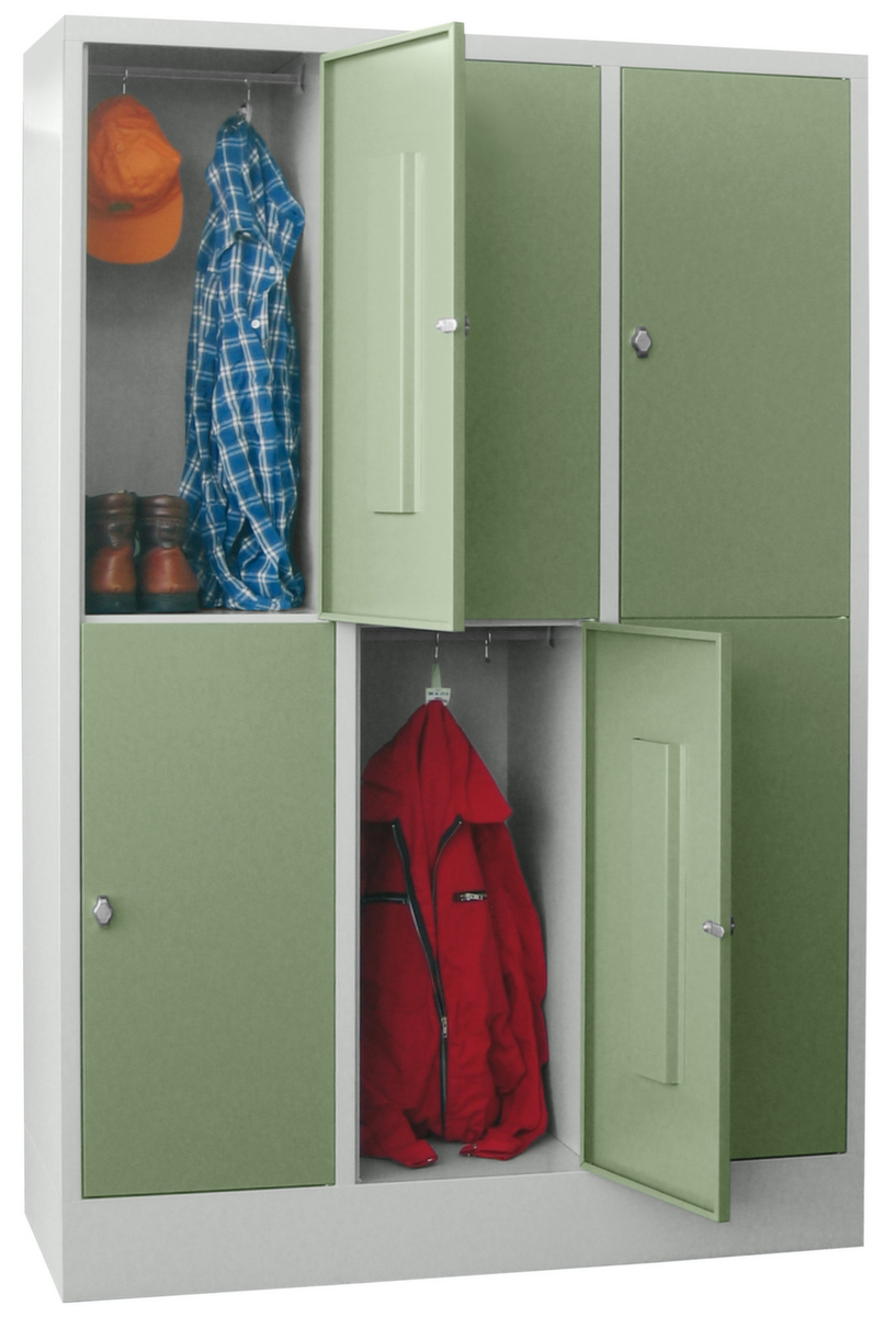 PAVOY armoire multicases Basis, 6 compartiments  ZOOM