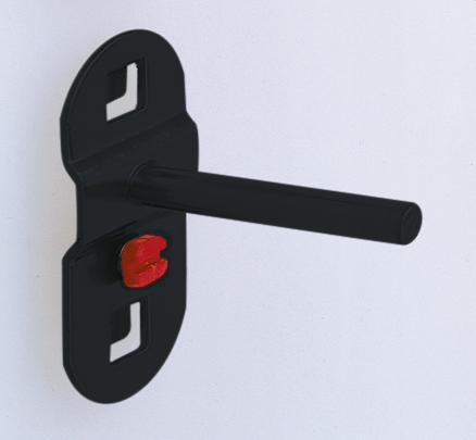 Kappes Porte-outils simple RasterPlan® avec pointe droite pour plaque de rangement perforée  ZOOM