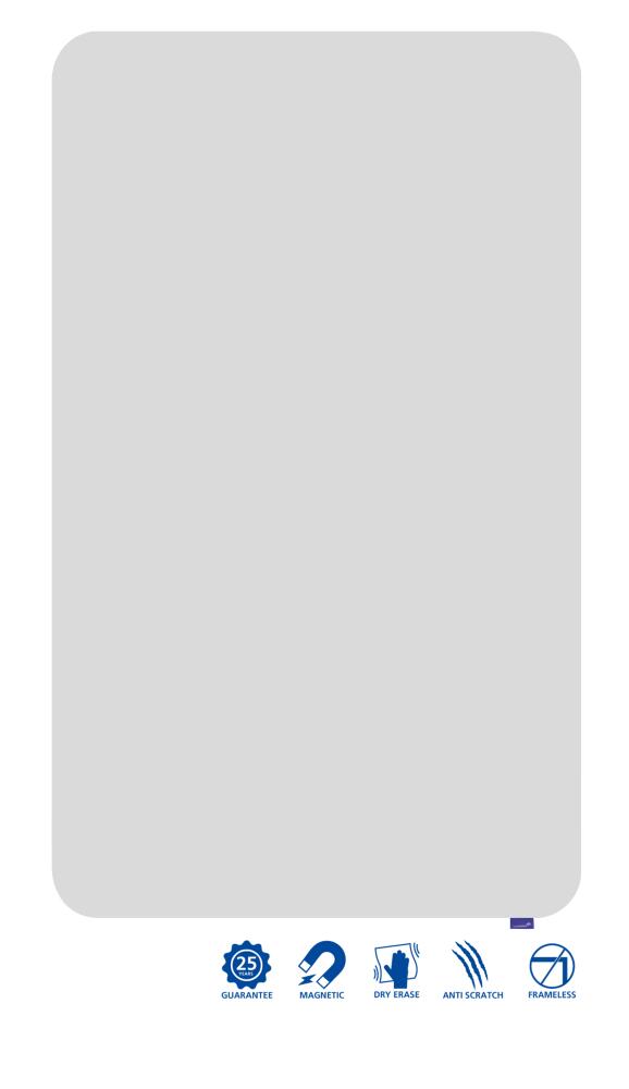 Legamaster Tableau blanc émaillé ESSENCE blanc, hauteur x largeur 2000 x 1195 mm  ZOOM