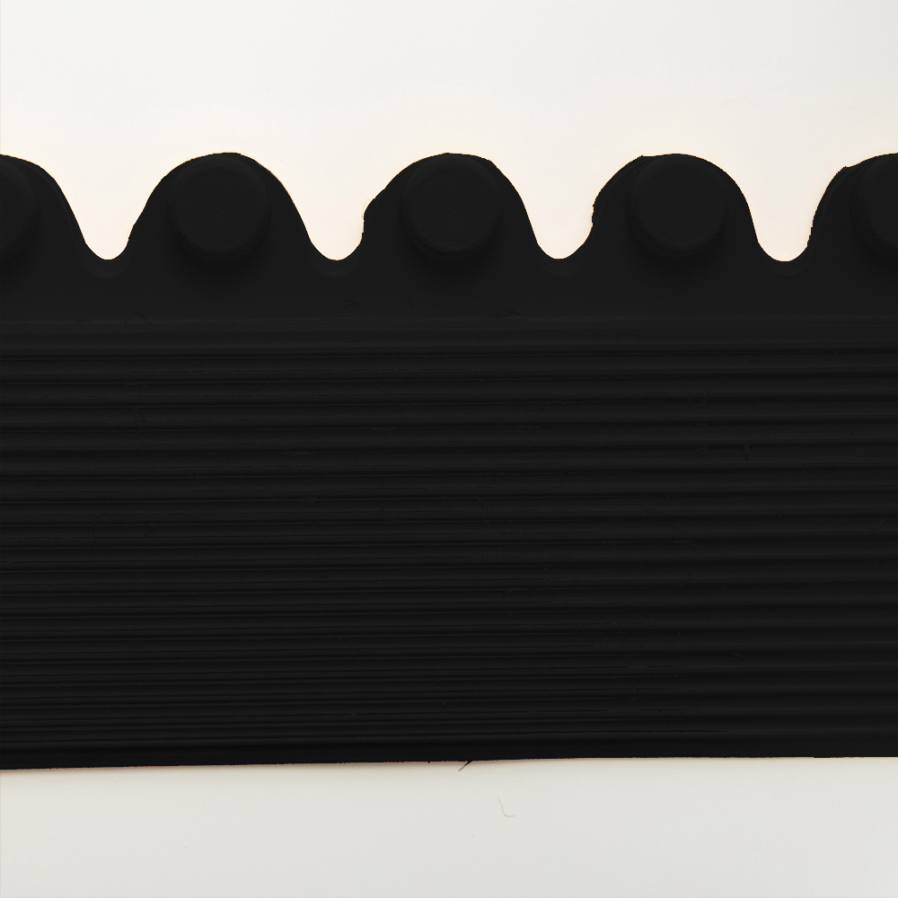 baguette de finition de bordure Almelo pour tapis antifatigue, noir  ZOOM