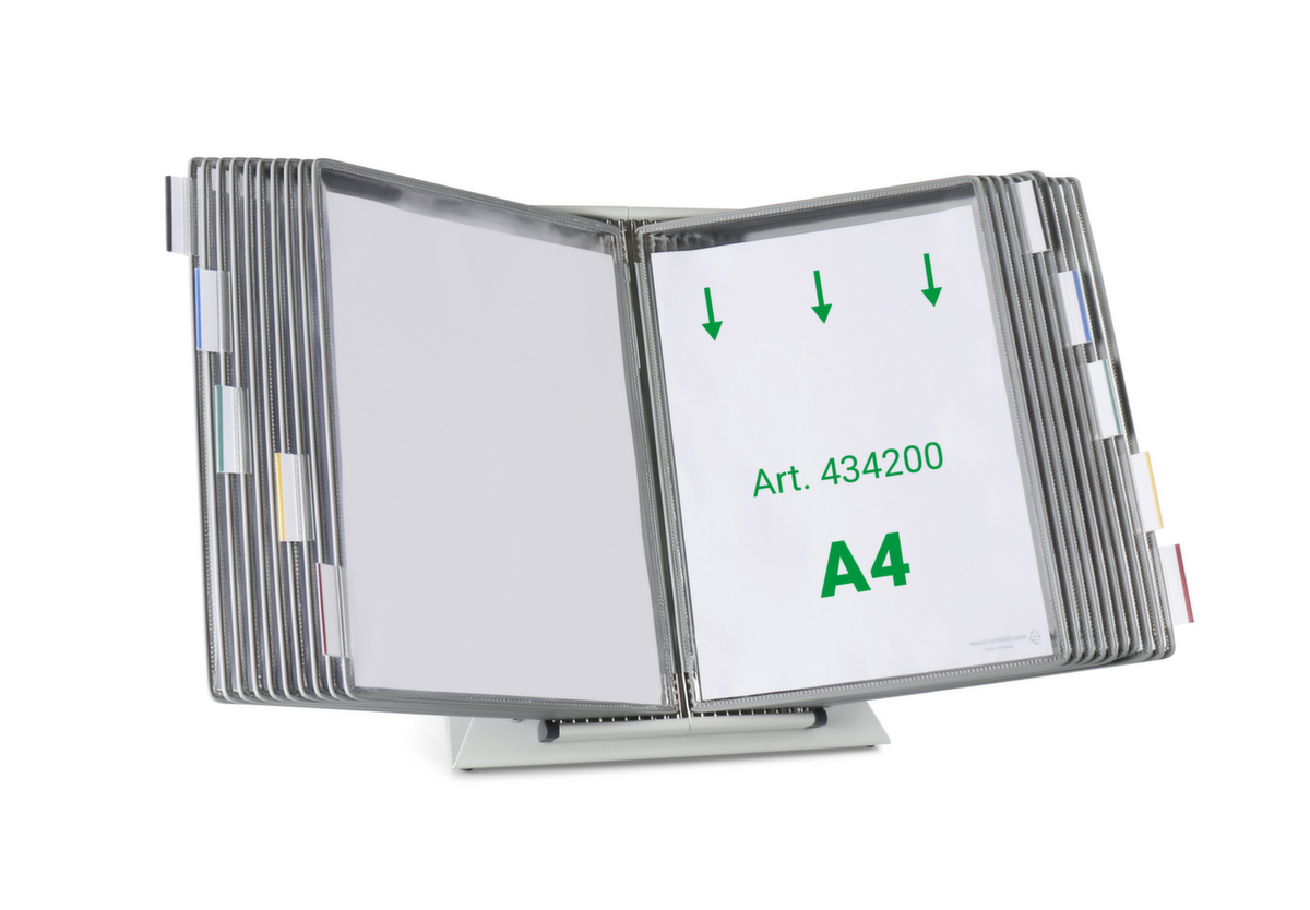 tarifold Système de tableau de bord, avec 20 tableaux de consultation en DIN A4  ZOOM