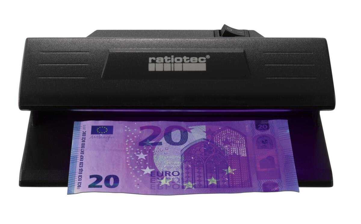 ratiotec Valideur de billets Soldi 120 UV-LED,pour toutes les monnaies  ZOOM