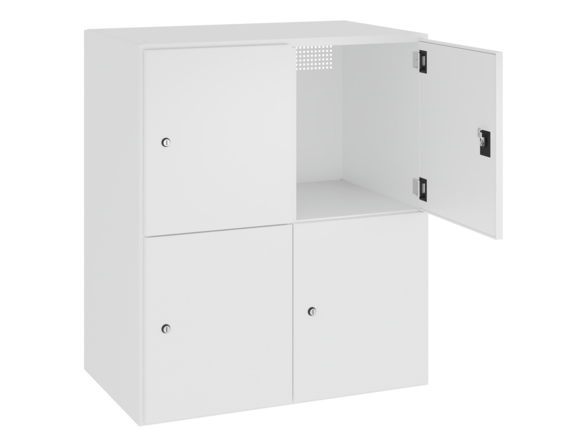 C+P armoire multicases FlexOffice Prefino, 4 compartiments  ZOOM