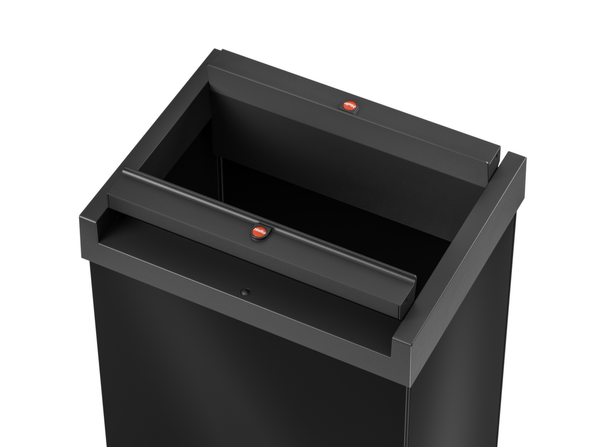 Hailo Poubelle Big-Box Swing XL avec couvercle oscillant à fermeture automatique, 52 l, noir  ZOOM