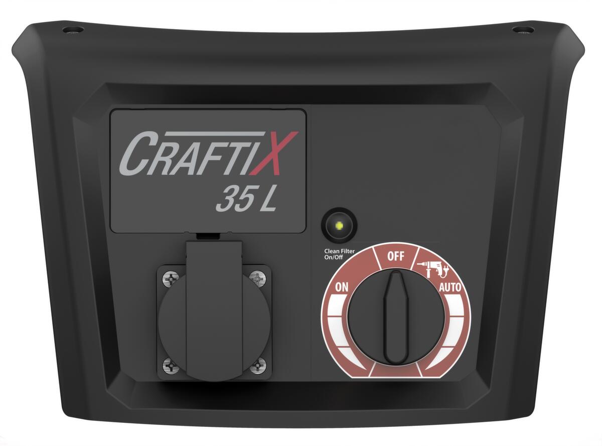 Aspirateur de sécurité CraftiX avec prise de courant  ZOOM