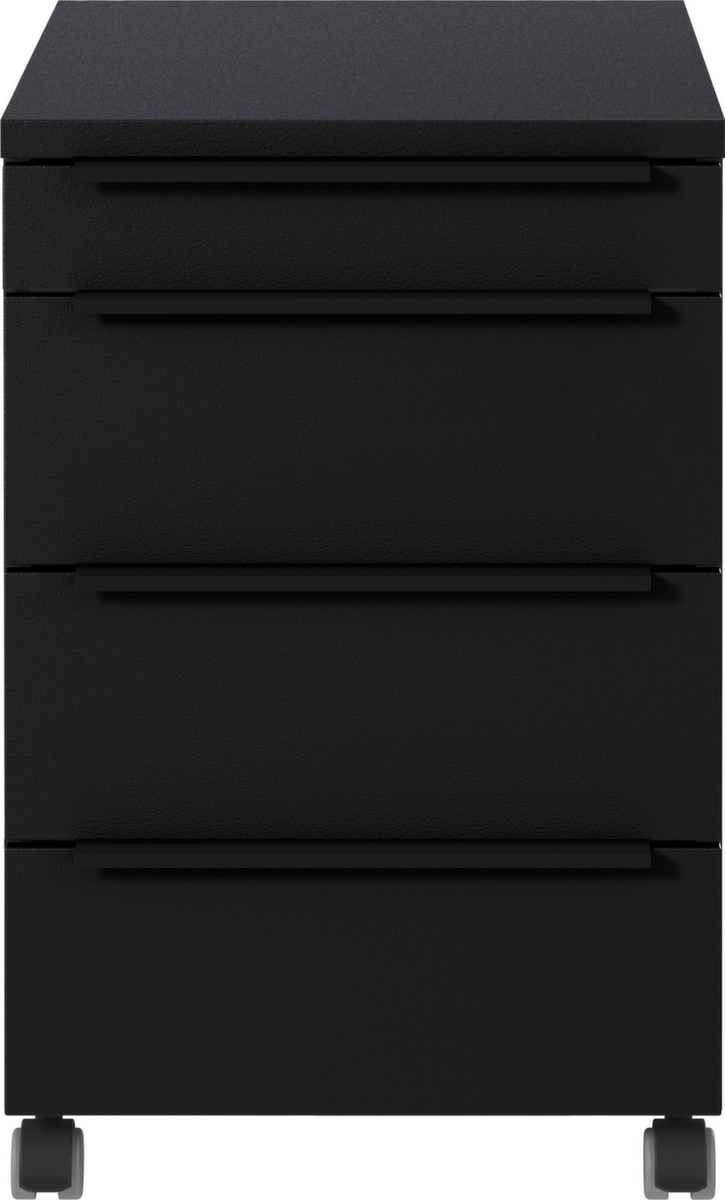 Caisson mobile GW-MAILAND 4377, 3 tiroir(s), noir/noir  ZOOM