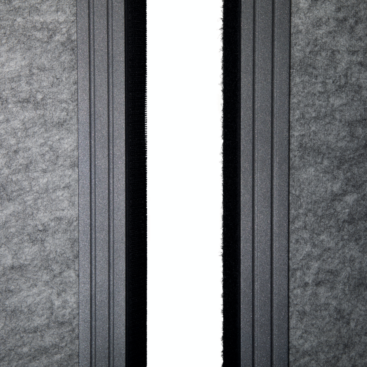 MAUL Tableau à cloison démontable MAULconnecto, hauteur x largeur 1800 x 1000 mm, paroi gris foncé Missing translation ZOOM