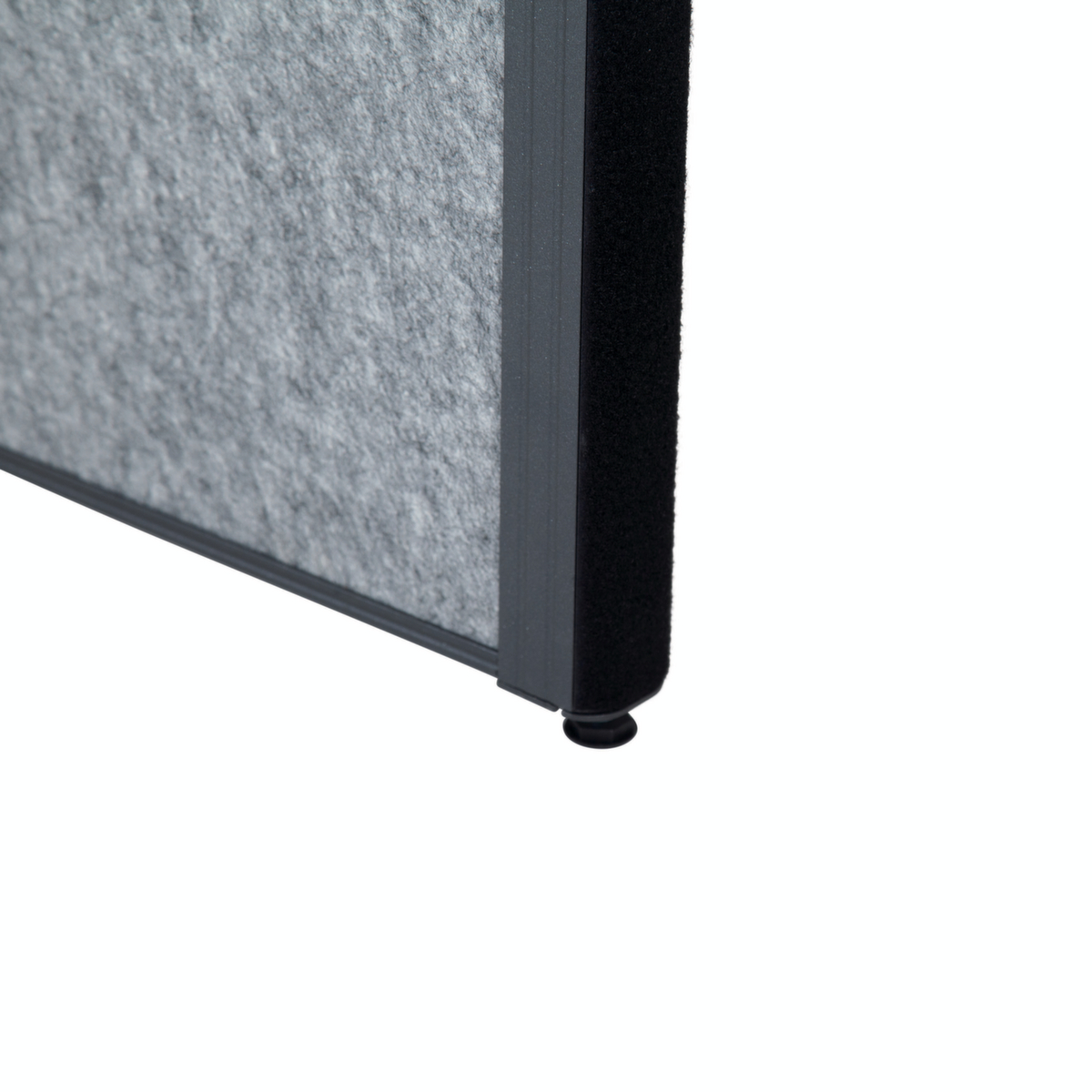 MAUL Tableau à cloison démontable MAULconnecto, hauteur x largeur 1800 x 1000 mm, paroi gris foncé/gris clair  ZOOM