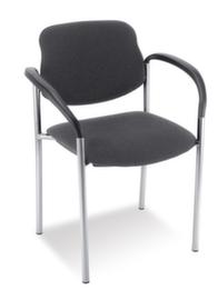 Siège visiteur gerbable 6 fois avec capitonnages