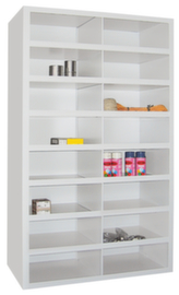 PAVOY Unité de rayonnage Basis, largeur 1000 mm, 16 compartiments