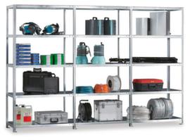 META Rayonnage à boulonner FIX avec charge max. par tablette max. 230 kg