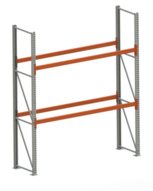 META Rayonnage à palettes MULTIPAL pour 6 palettes, largeur 2870 mm, 3 niveaux de stockage