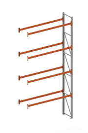 META Rayonnage à palettes MULTIPAL pour 10 palettes, largeur 2800 mm, 5 niveaux de stockage