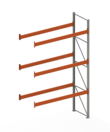 META Rayonnage à palettes MULTIPAL pour 12 palettes, largeur 2785 mm, 4 niveaux de stockage