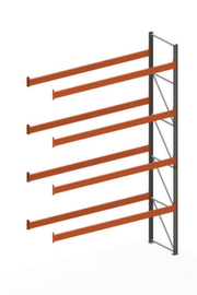 META Rayonnage à palettes MULTIPAL pour 20 palettes, largeur 3685 mm, 5 niveaux de stockage