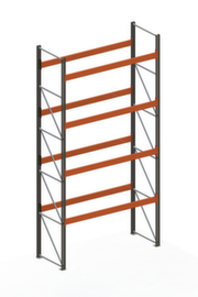 META Rayonnage à palettes MULTIPAL pour 15 palettes, largeur 2870 mm, 5 niveaux de stockage