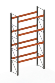 META Rayonnage à palettes MULTIPAL pour 15 palettes, largeur 2870 mm, 5 niveaux de stockage