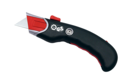 WEDO Cutter Safety Premium swlame à ressort a. rétractation de lame autom.sortie de lame 25 mm5 lames de rechange incl.