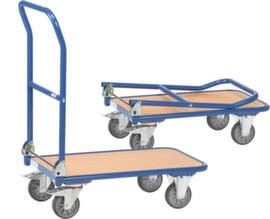 fetra Chariot avec barre de poussée pliable