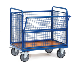 fetra Chariot conteneur avec parois grillagées